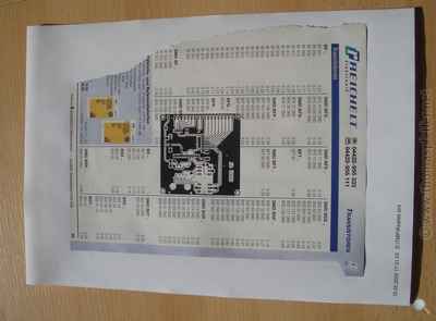 Ausgedrucktes Layout